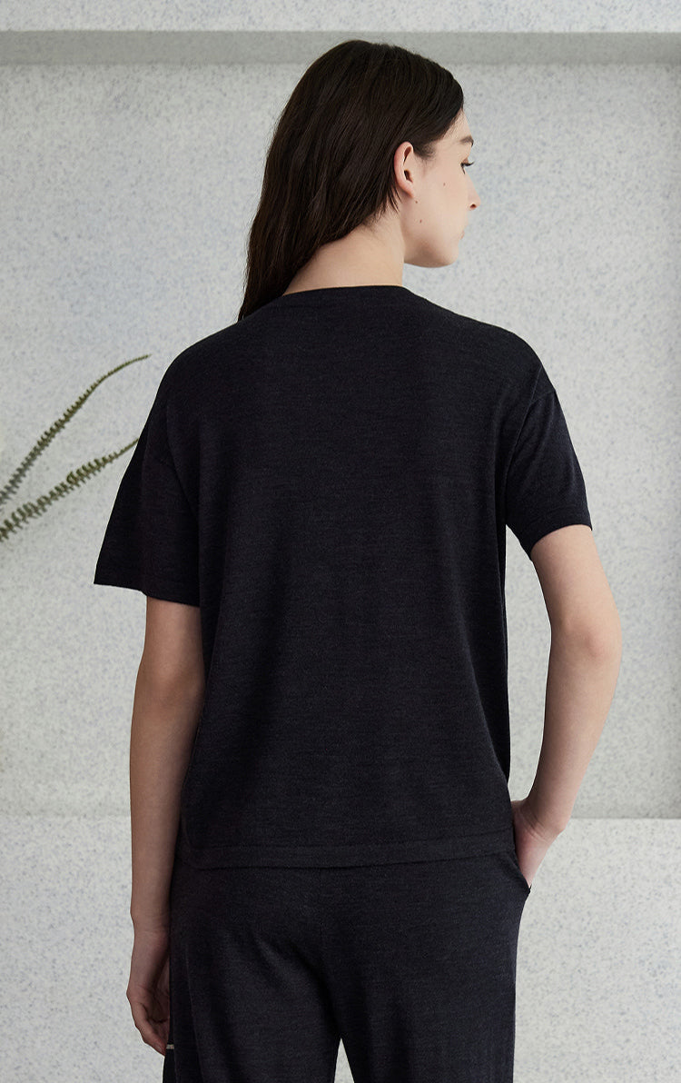 Yün & İpek Hafif Kapüşonlu