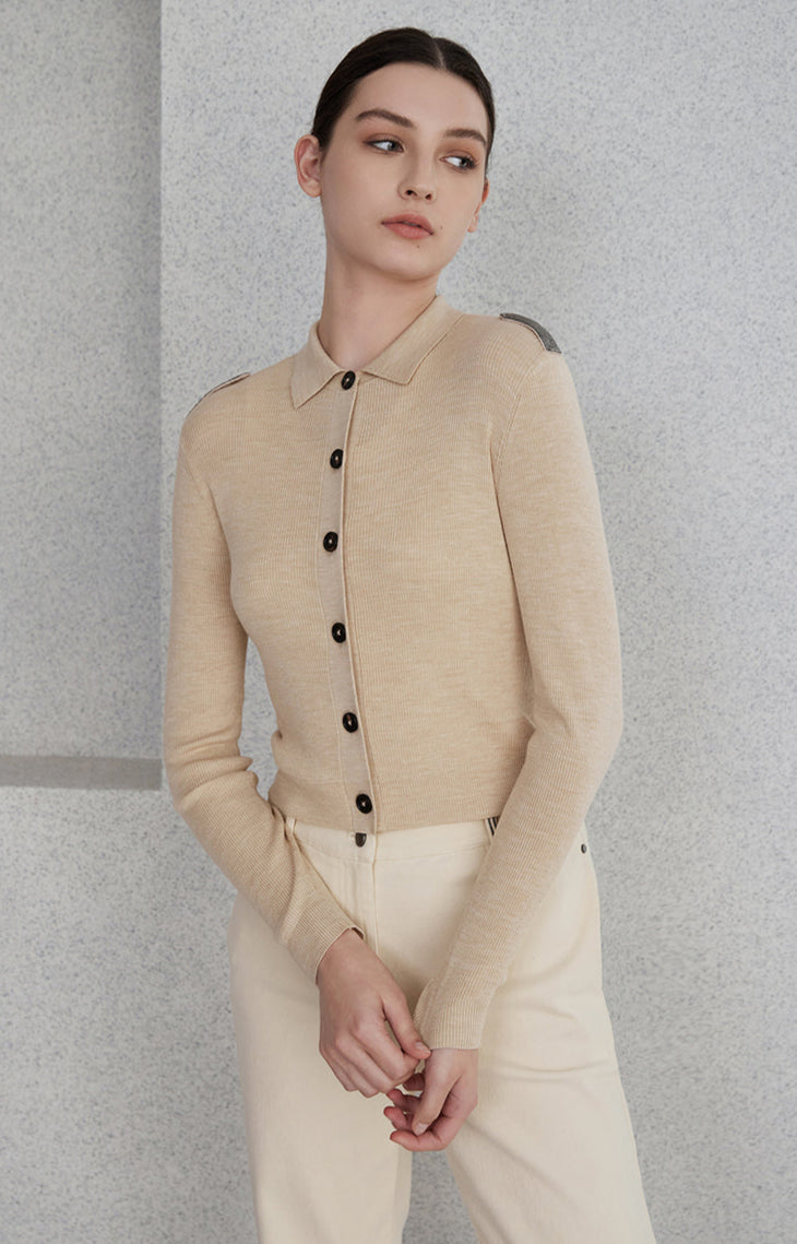 İpek & Yün İnce Örme Hırka