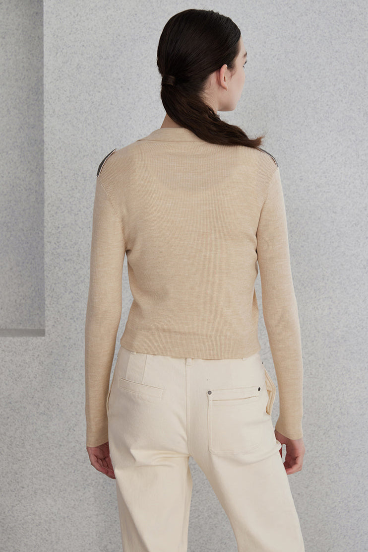 İpek & Yün İnce Örme Hırka