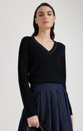Merino & İpek V Yaka Kazak
