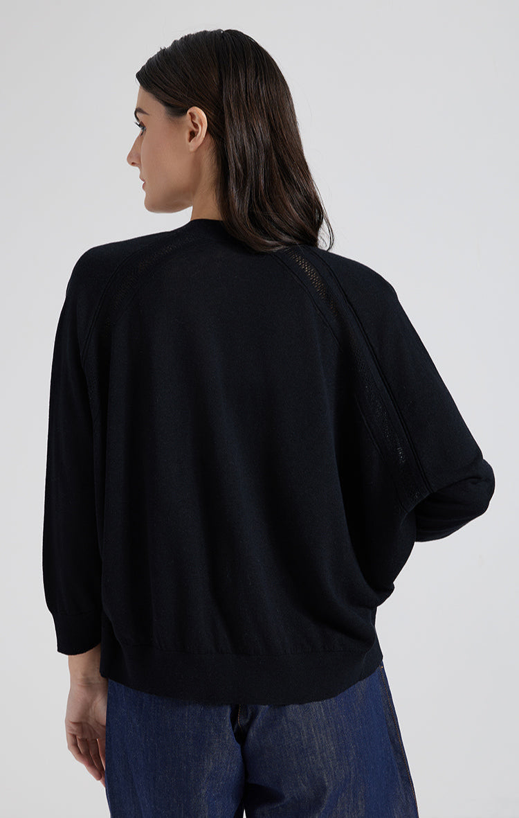 İpek & Keten V Yaka Hırka