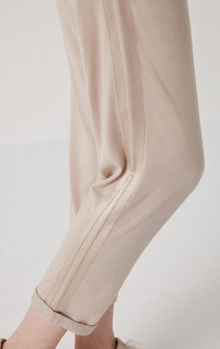 Yün & İpek Düz Paça Pantolon