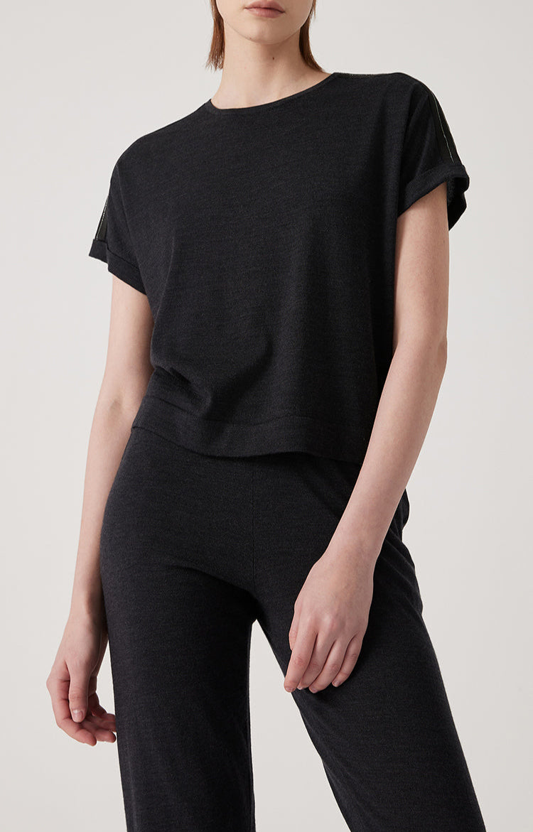 Yün & İpek Düz Paça Pantolon