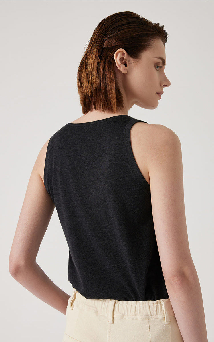 Yün & İpek Katmanlı Örgü Yelek