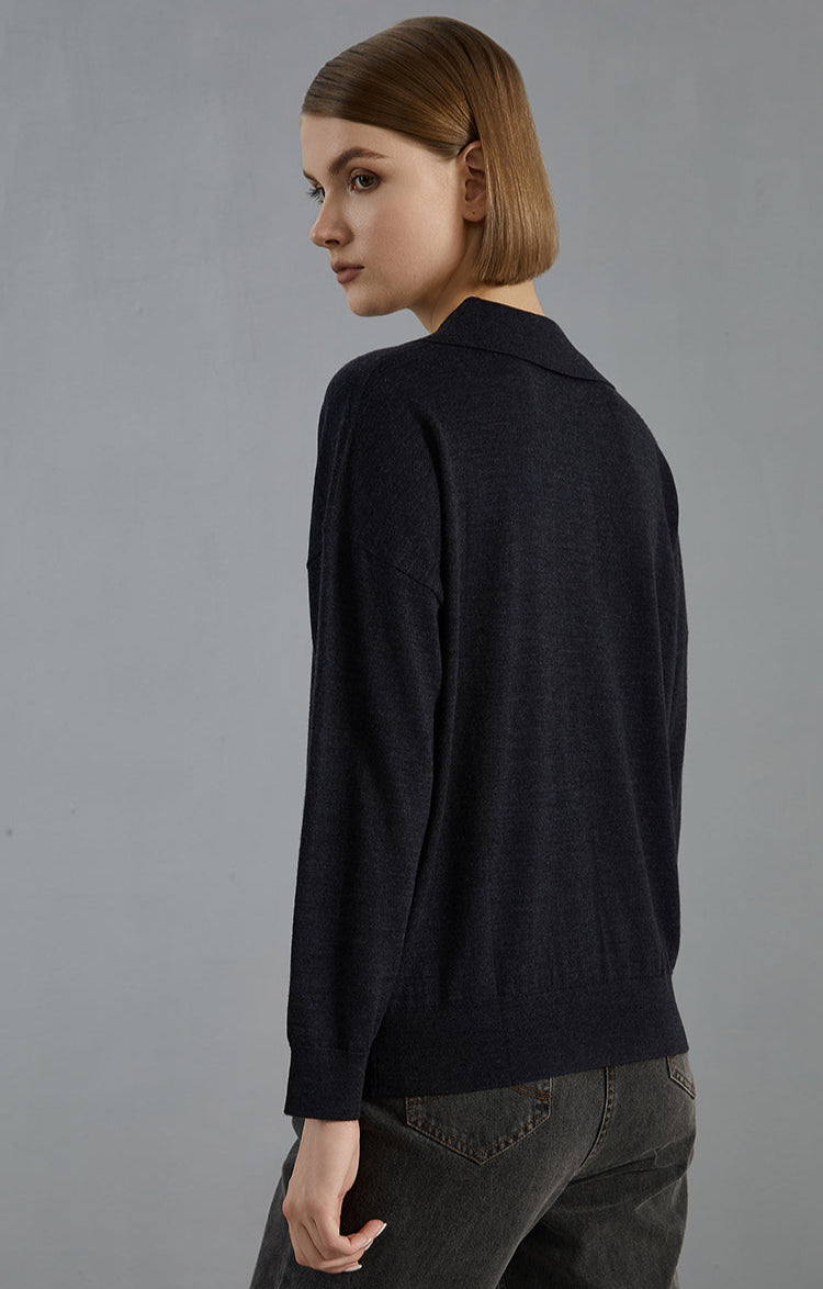 Merino Yünü Örme Bluz