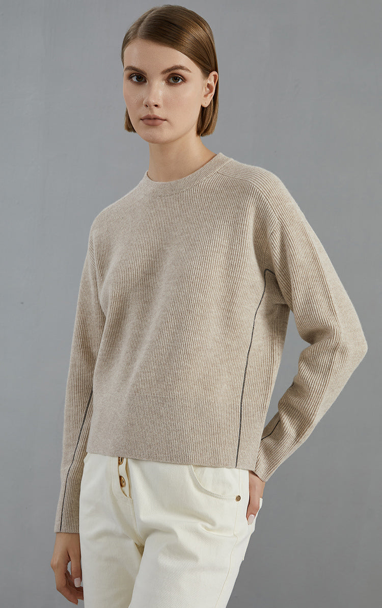 Merino Yünü İnce Dokulu Kazak