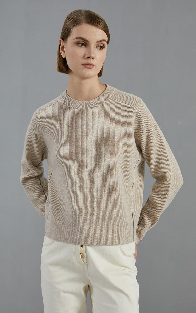 Merino Yünü İnce Dokulu Kazak