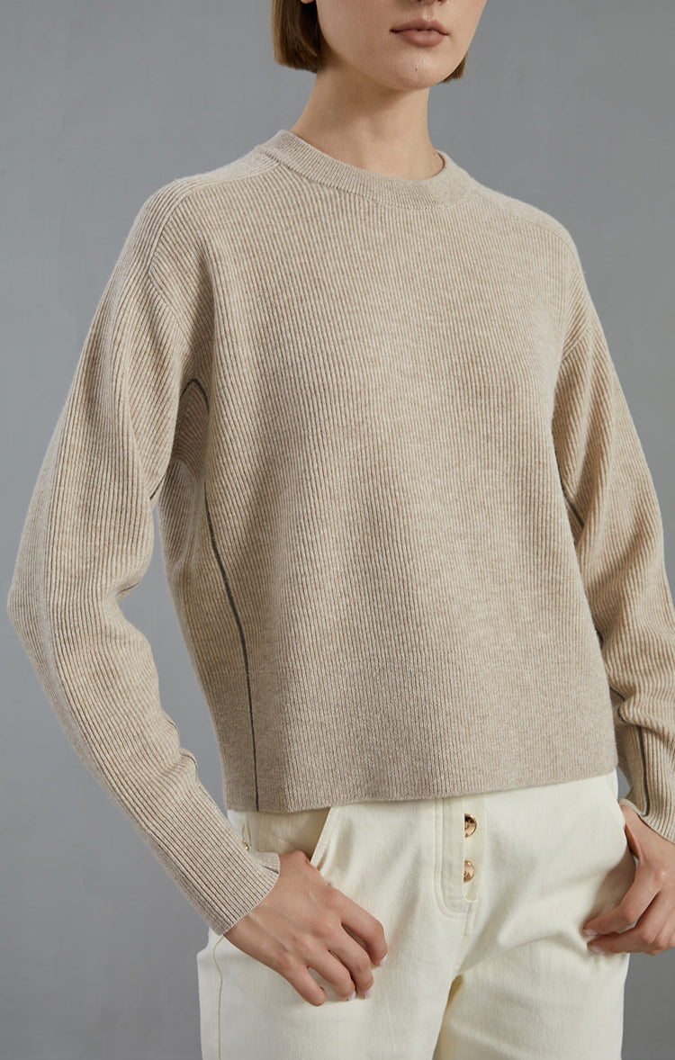 Merino Yünü İnce Dokulu Kazak