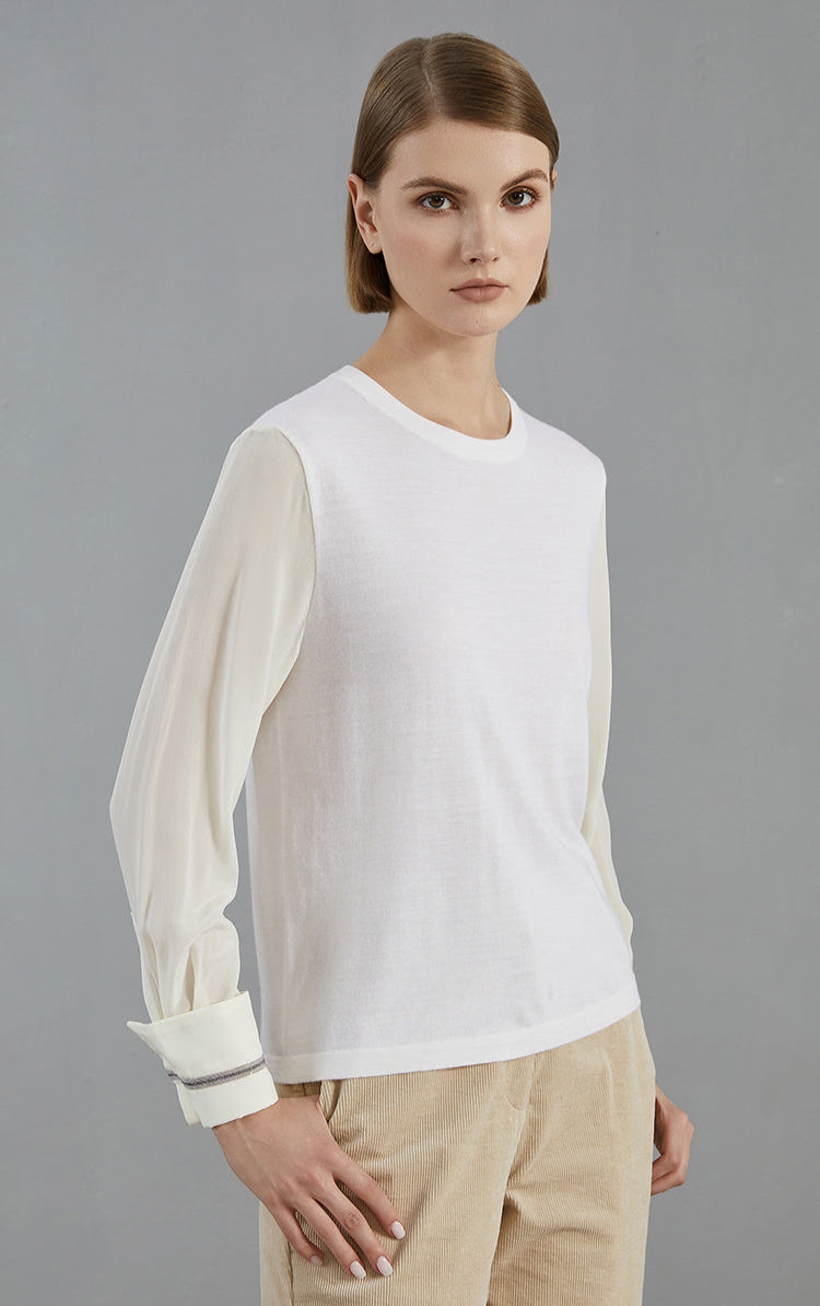 Merino Yünü Triko Kazak