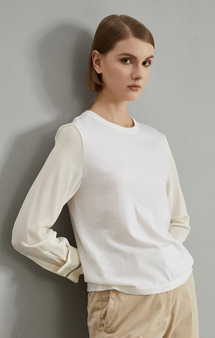 Merino Yünü Triko Kazak