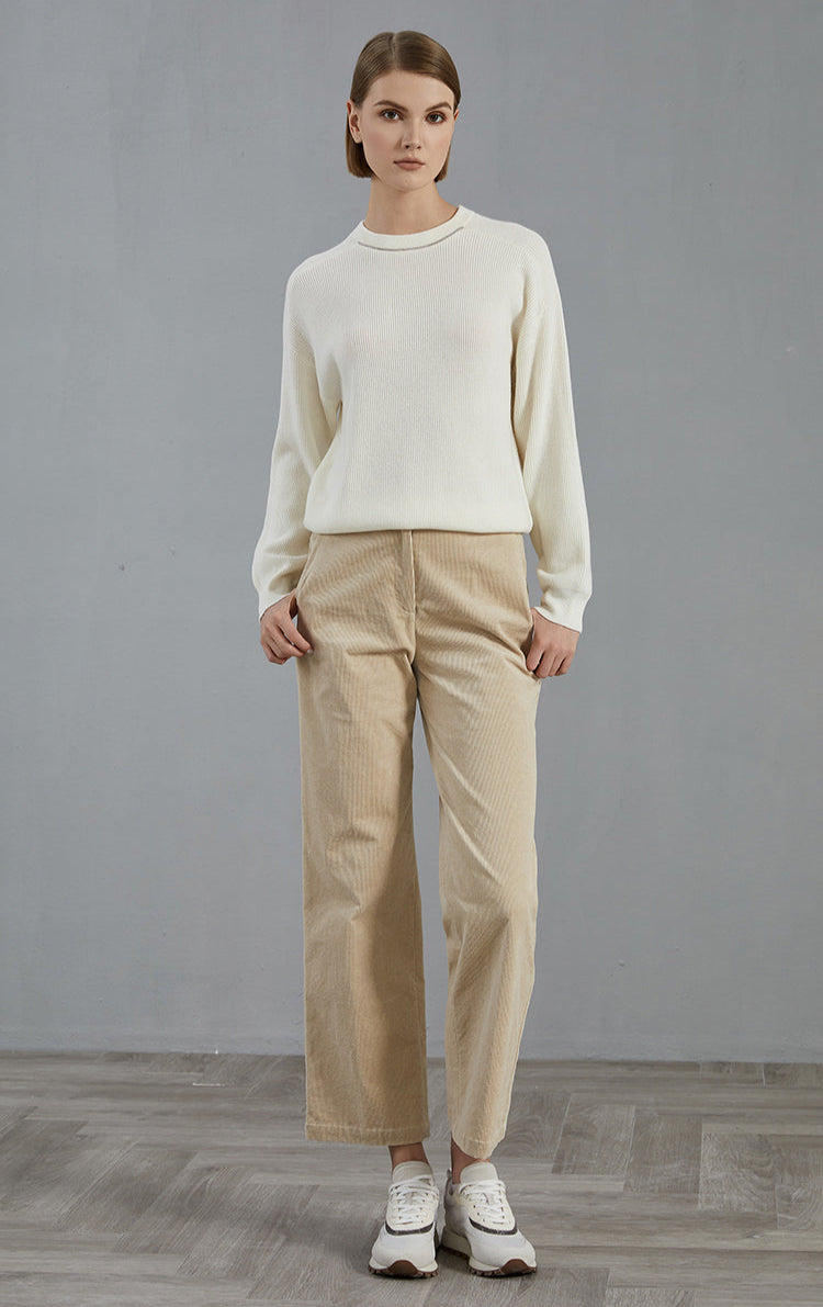 Yün Ribanalı Bisiklet Yaka Kazak