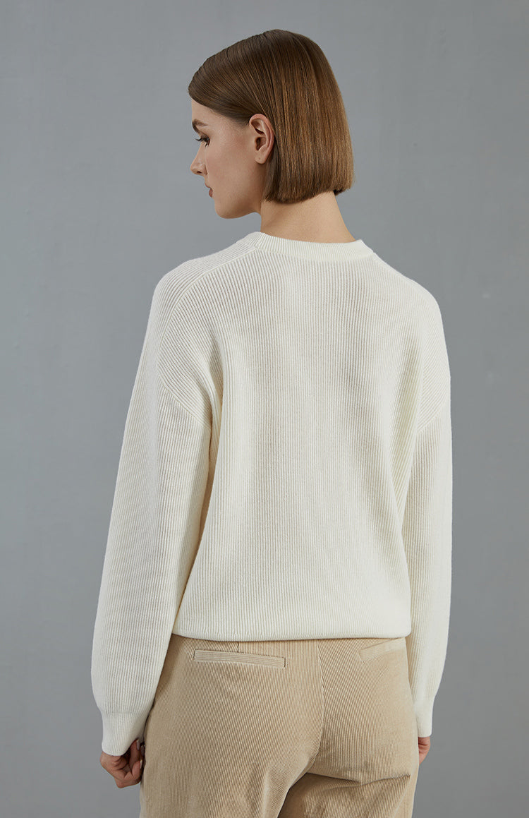 Yün Ribanalı Bisiklet Yaka Kazak