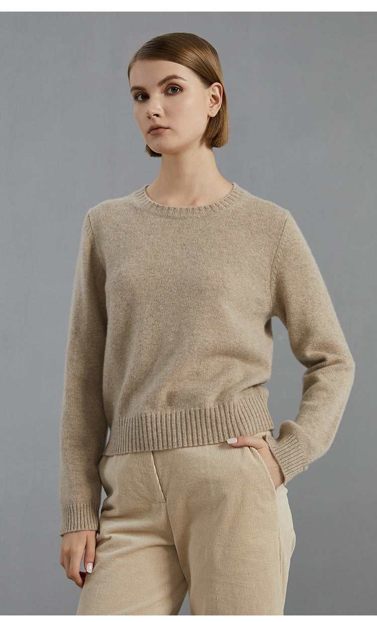 Saf Kaşmir İnce Dokulu Kazak