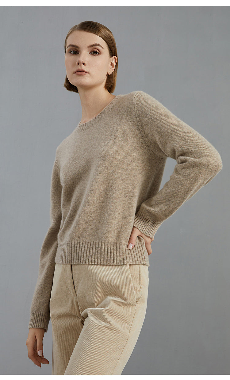 Saf Kaşmir İnce Dokulu Kazak