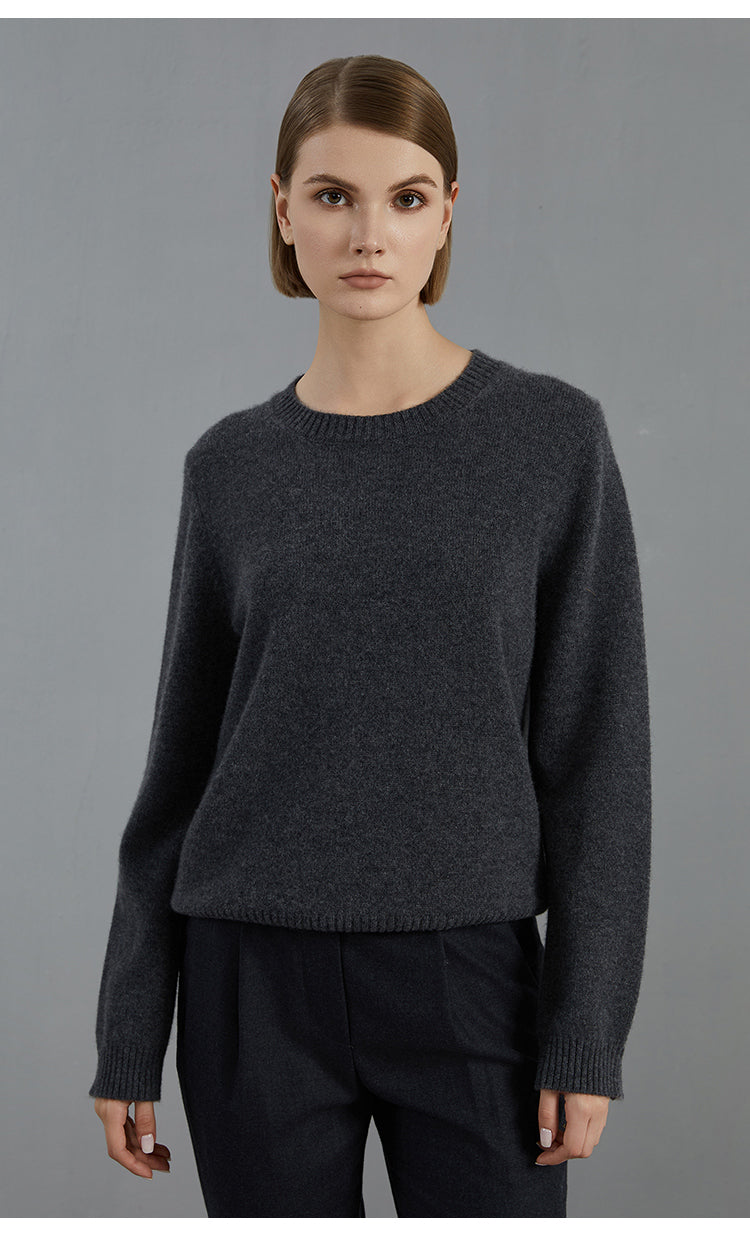 Saf Kaşmir İnce Dokulu Kazak