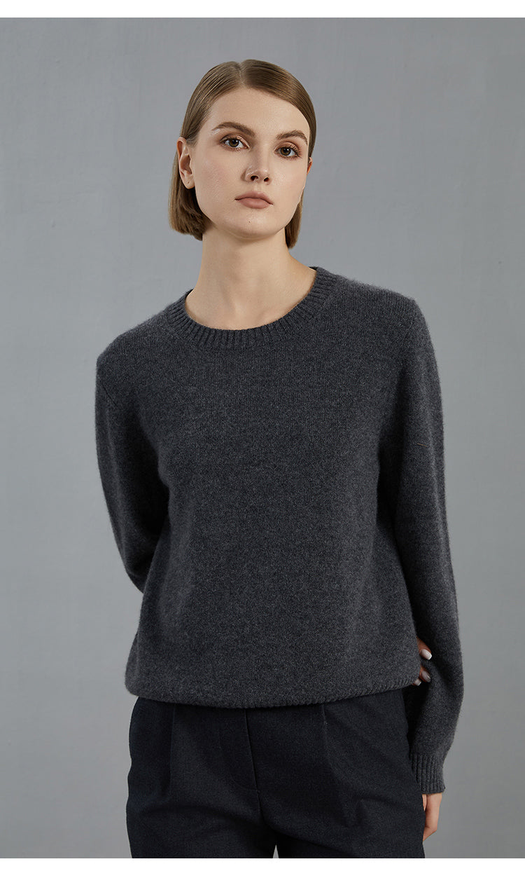 Saf Kaşmir İnce Dokulu Kazak