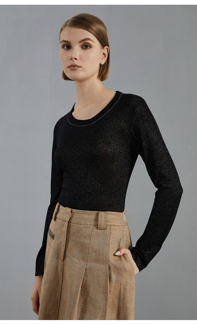 Merino Yünü Uzun Kollu Tunik