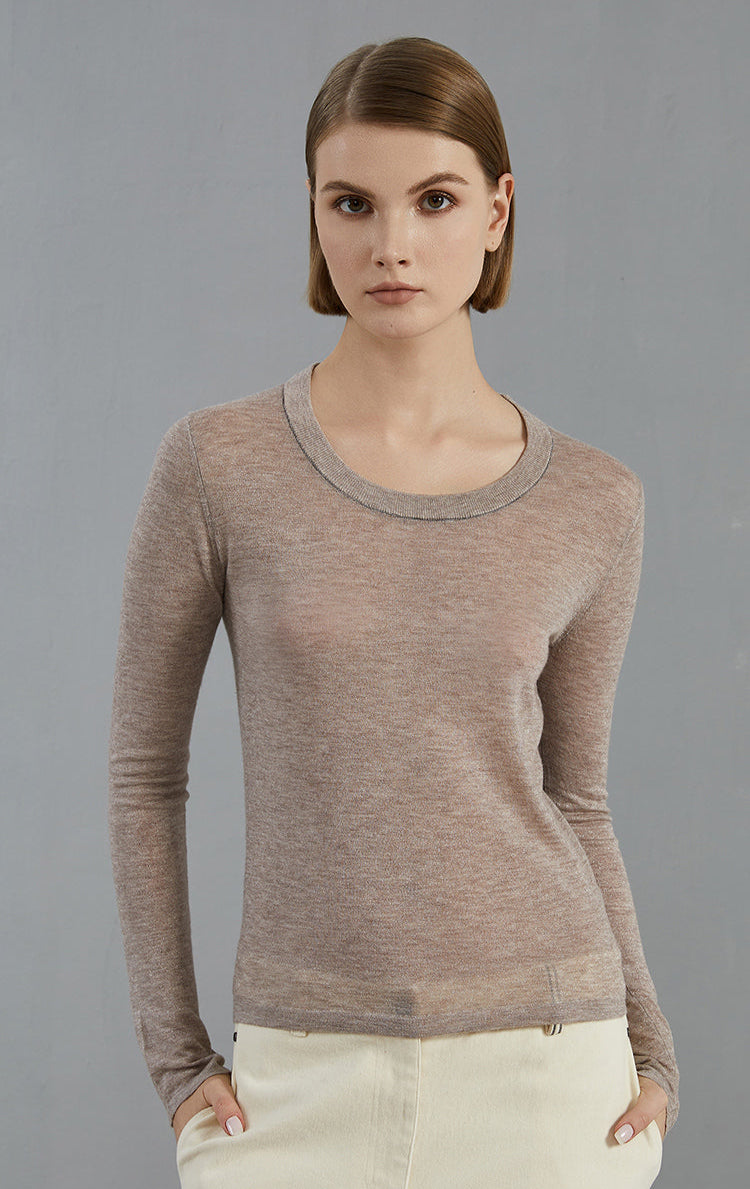 Merino Yünü Uzun Kollu Tunik