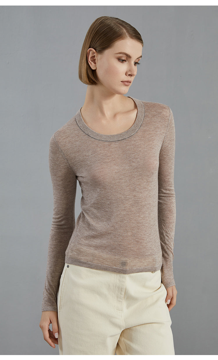 Merino Yünü Uzun Kollu Tunik