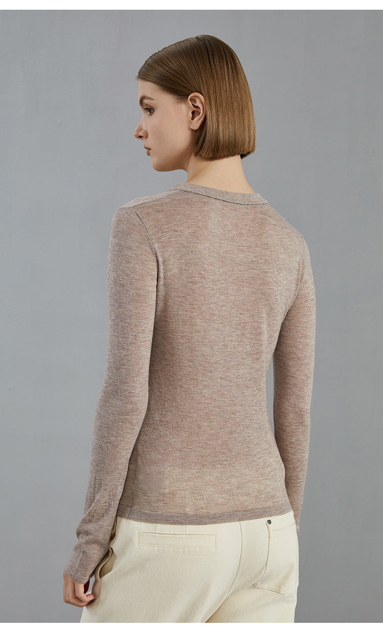 Merino Yünü Uzun Kollu Tunik