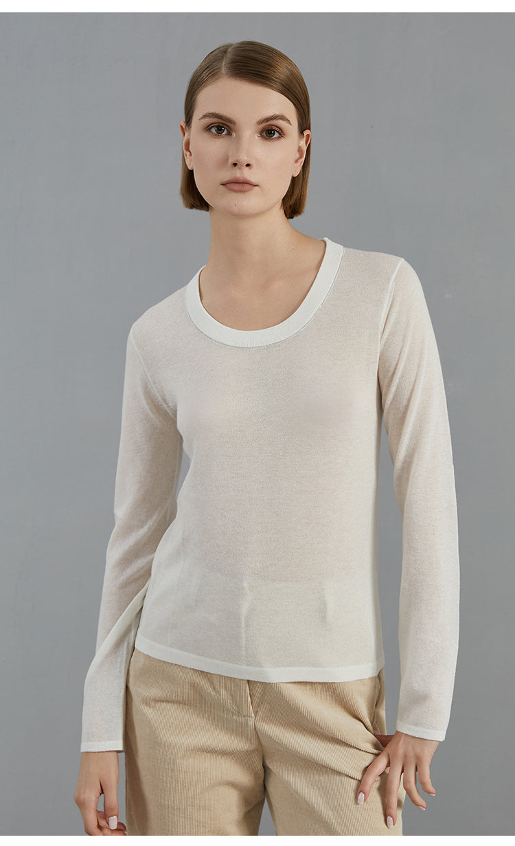 Merino Yünü Uzun Kollu Tunik