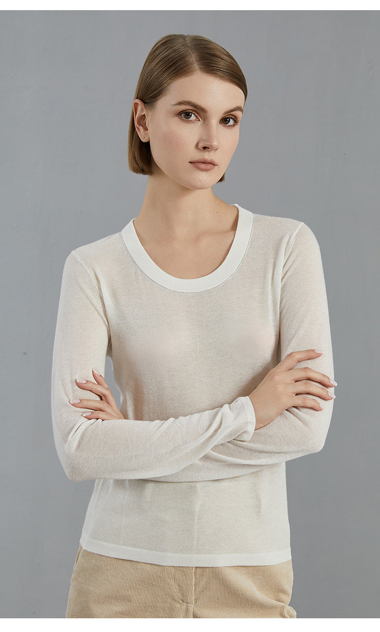 Merino Yünü Uzun Kollu Tunik