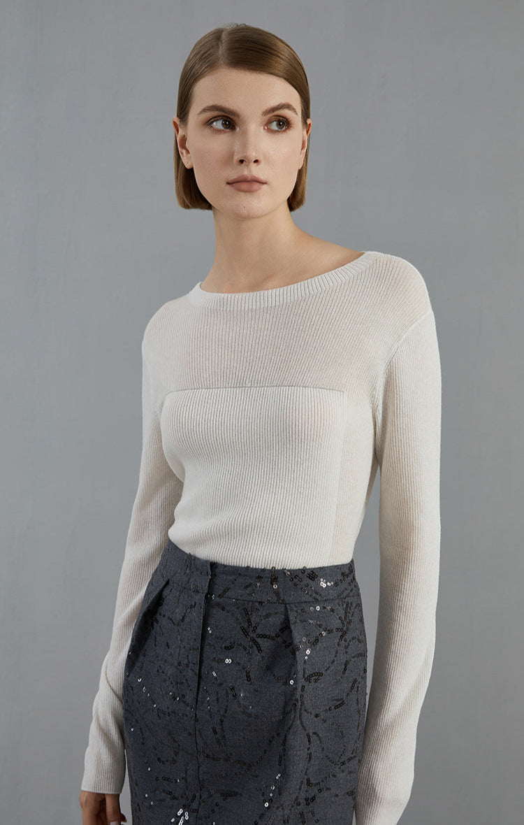 Merino Yünü Vira Yaka Kazak