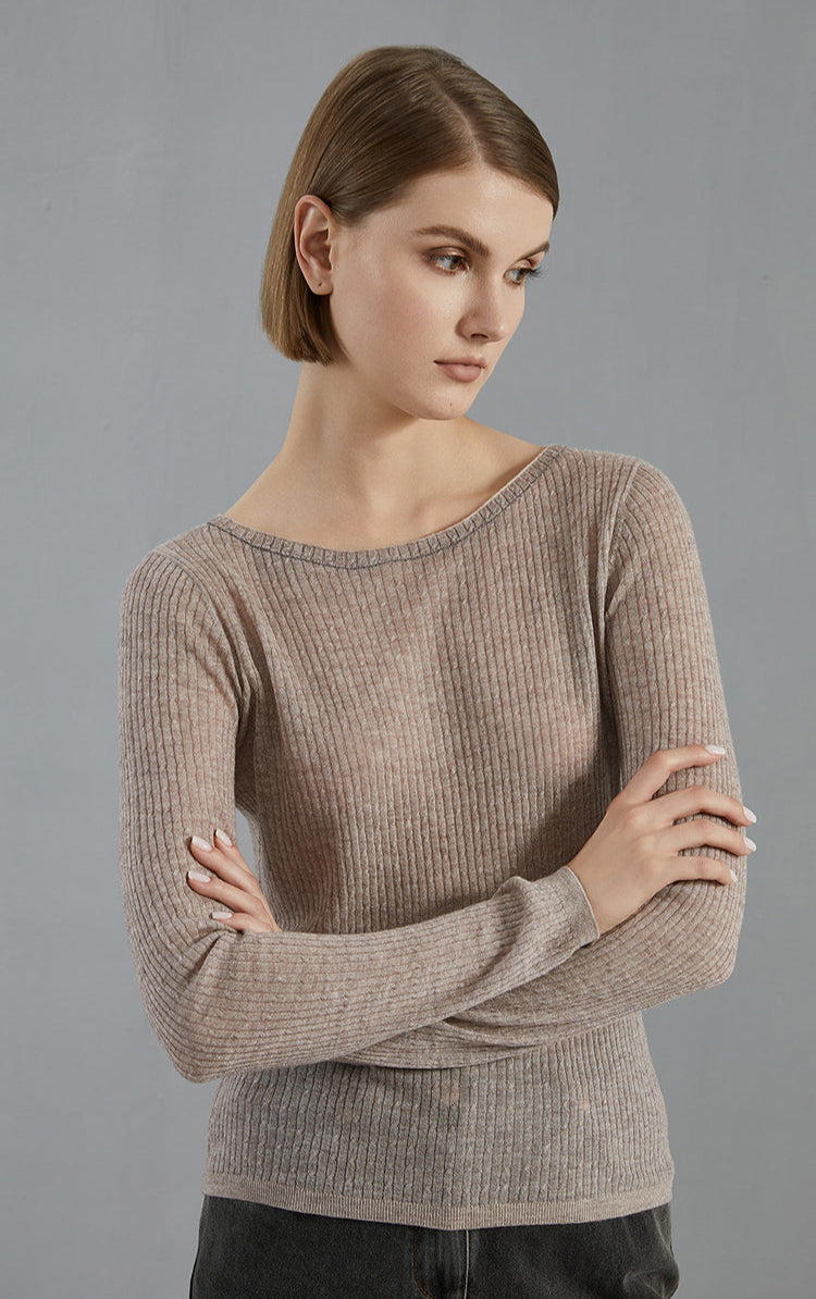 Merino Yünü İnce Dokulu Kazak