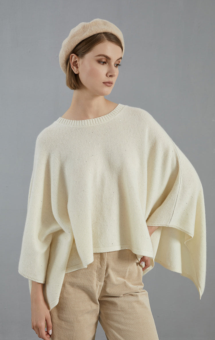 Saf Kaşmir Panço Kazak