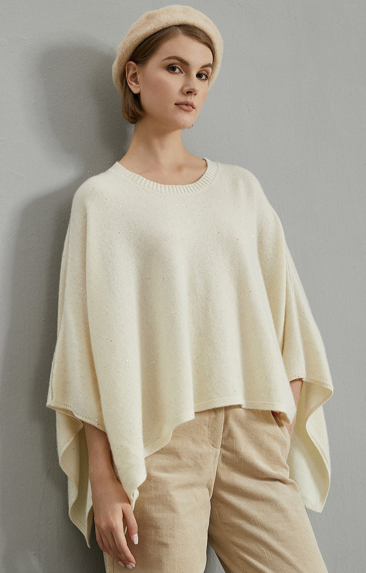 Saf Kaşmir Panço Kazak