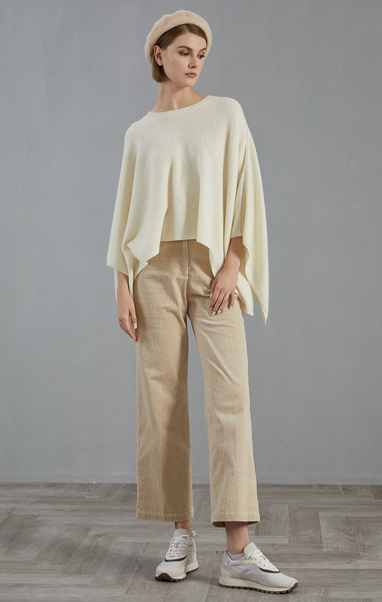 Saf Kaşmir Panço Kazak