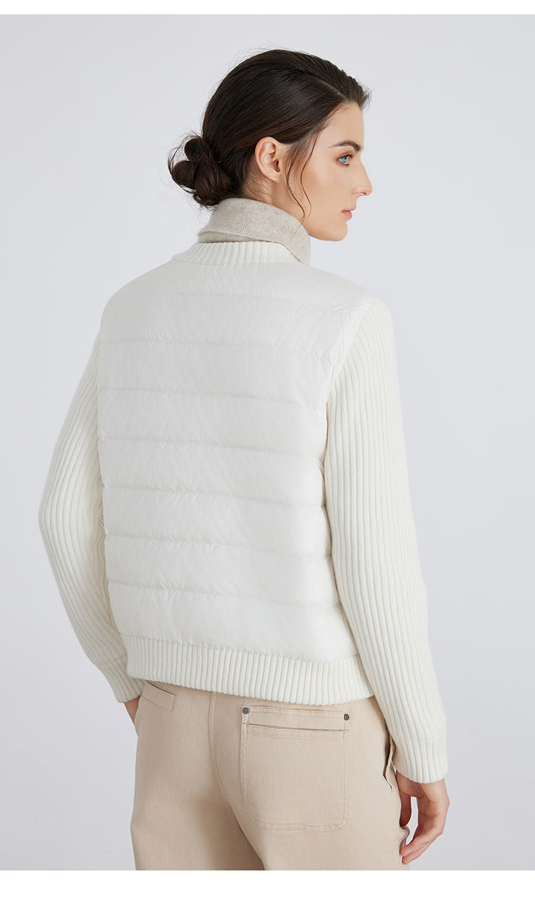 Yün & Kaz Tüyü Dolgulu Yelek