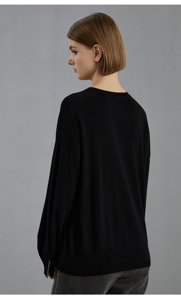 Merino Yünü İnce Örgü Kazak