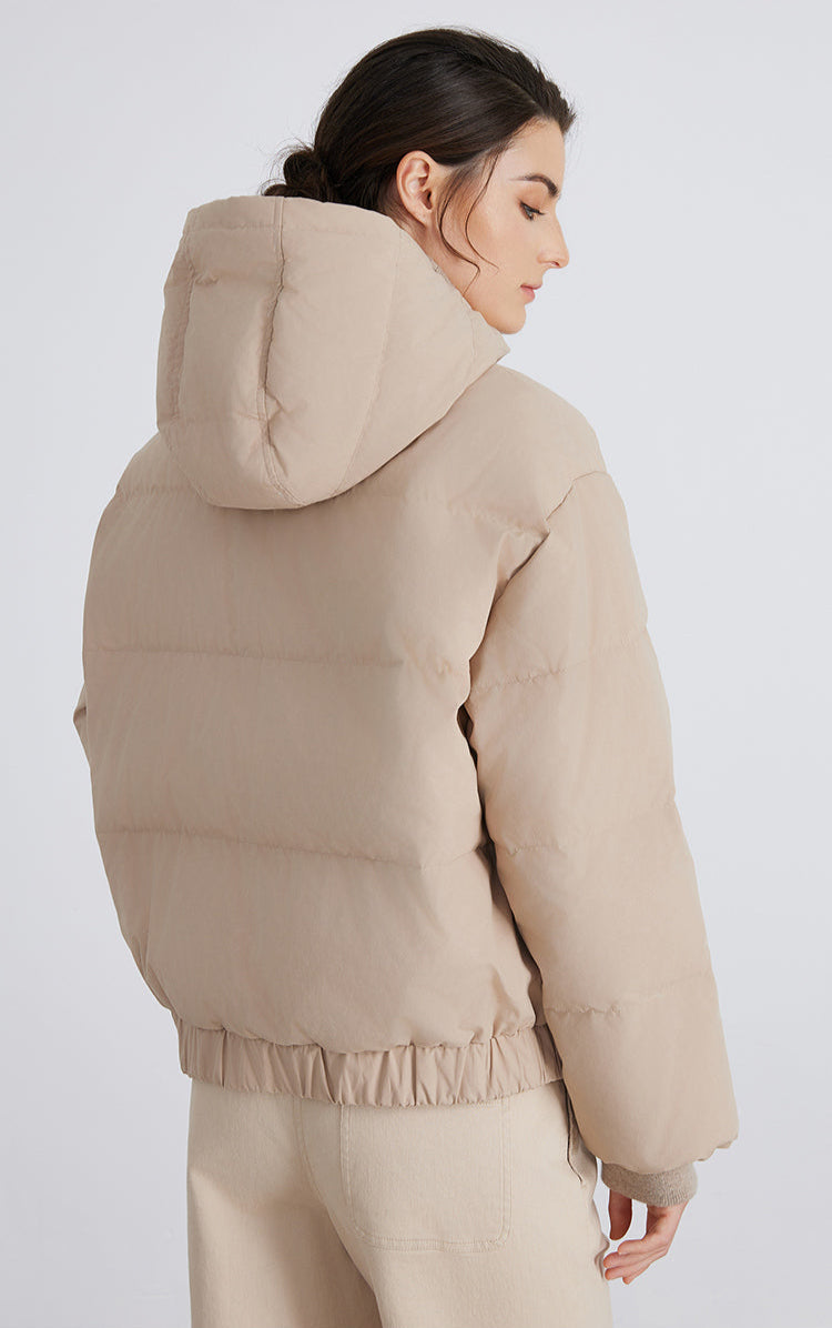 Kaşmir & Kaz Tüyü Dolgulu Şişme Ceket