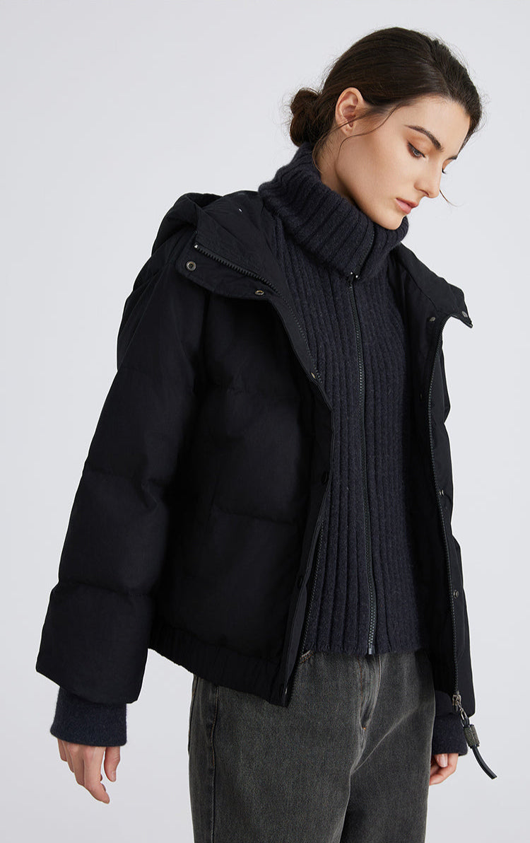 Kaşmir & Kaz Tüyü Dolgulu Şişme Ceket