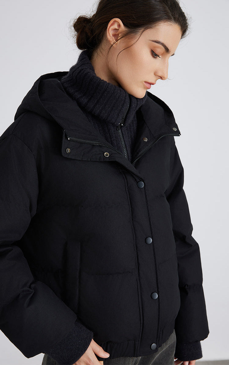 Kaşmir & Kaz Tüyü Dolgulu Şişme Ceket