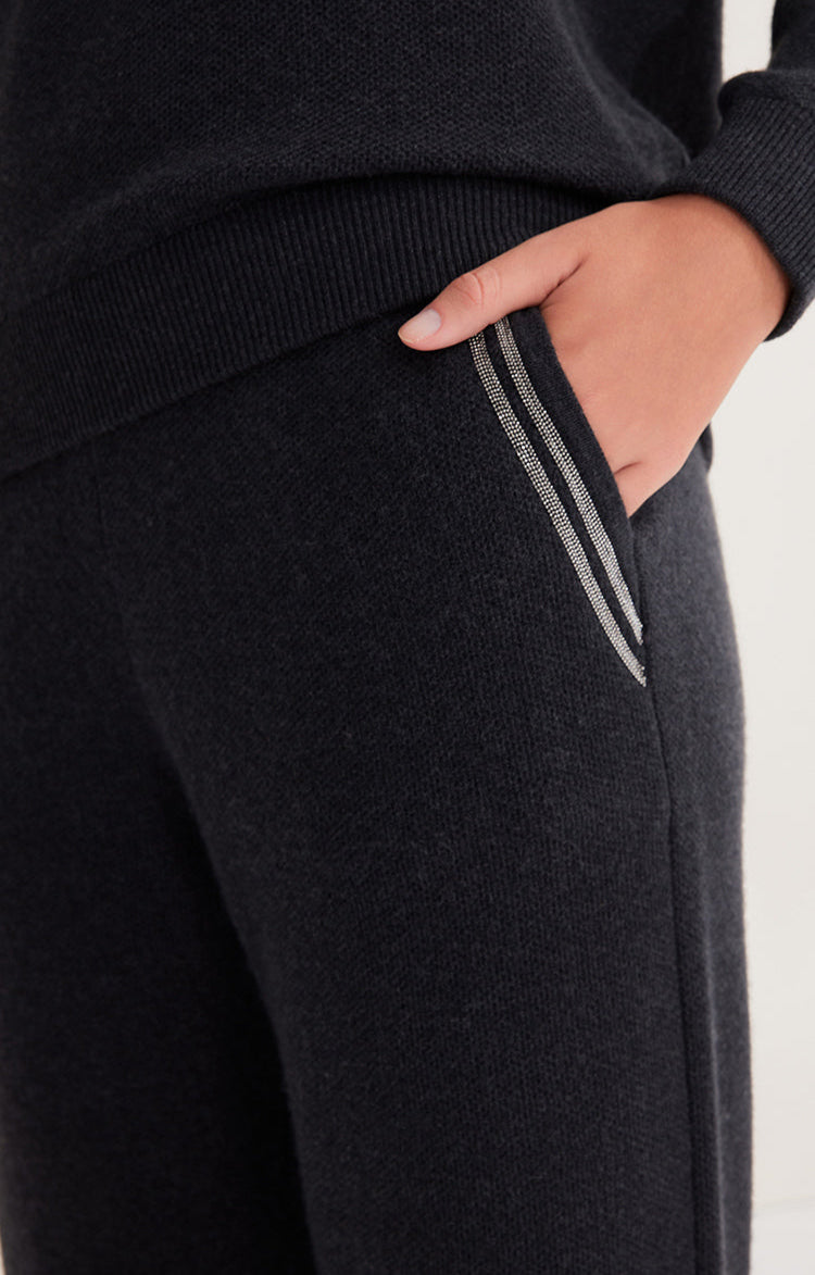 Merino Yünü Manşetli Örgü Pantolon