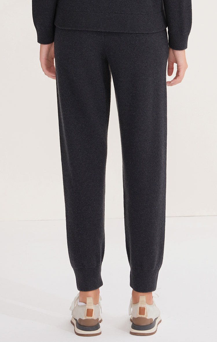 Merino Yünü Manşetli Örgü Pantolon