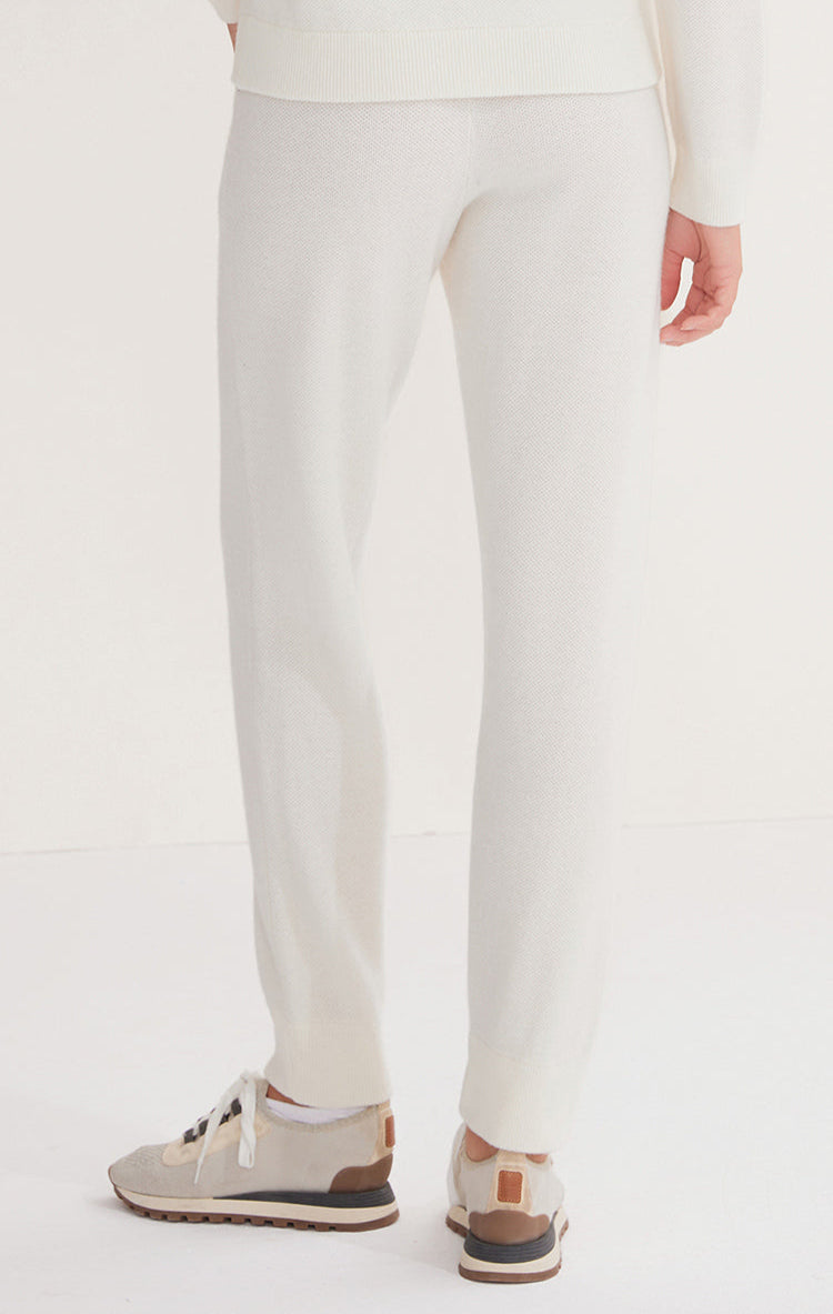 Merino Yünü Manşetli Örgü Pantolon