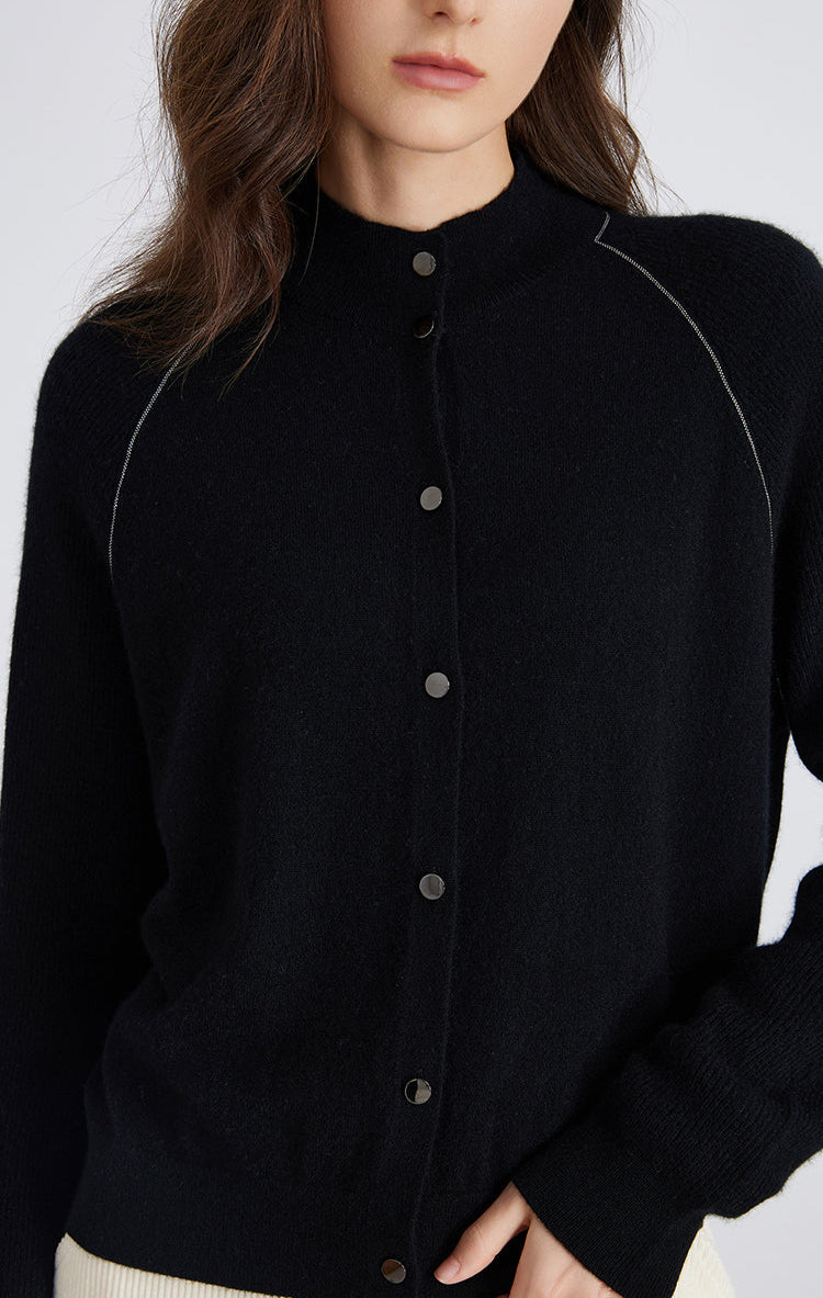 Saf Kaşmir İnce Dokulu Hırka