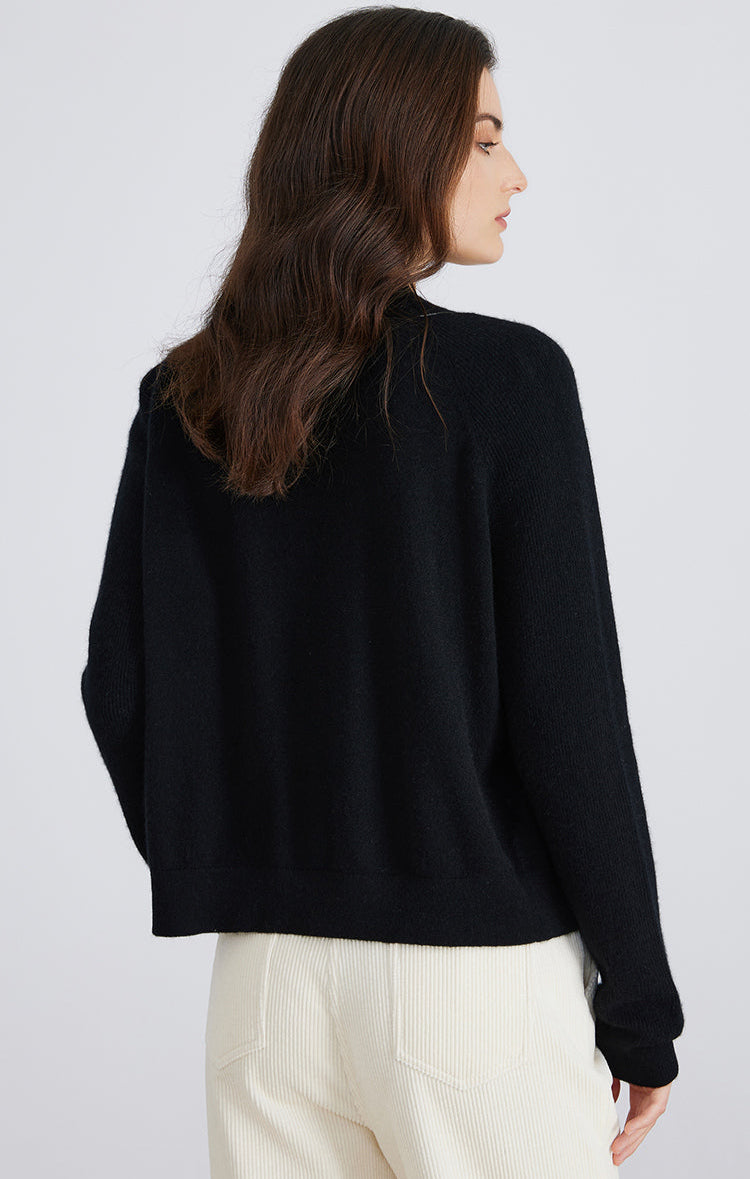 Saf Kaşmir İnce Dokulu Hırka