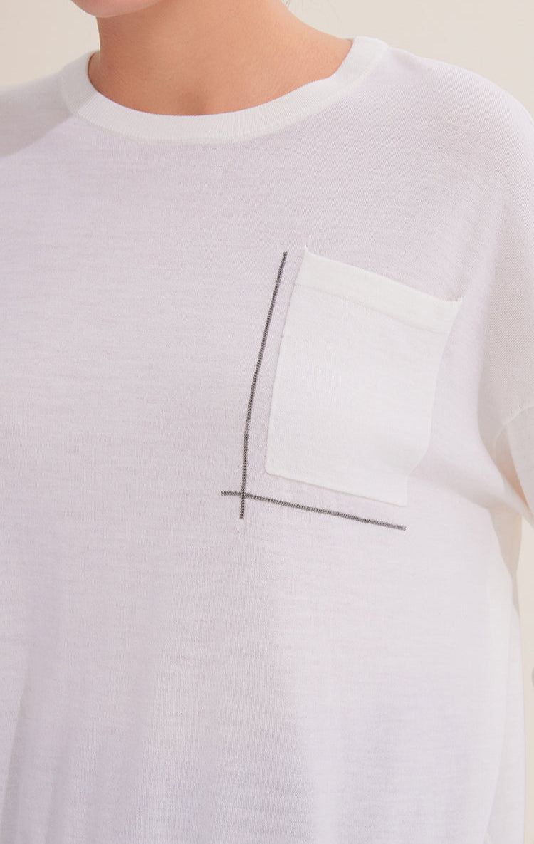 Merino Yünü İnce Dokulu Cepli Kazak