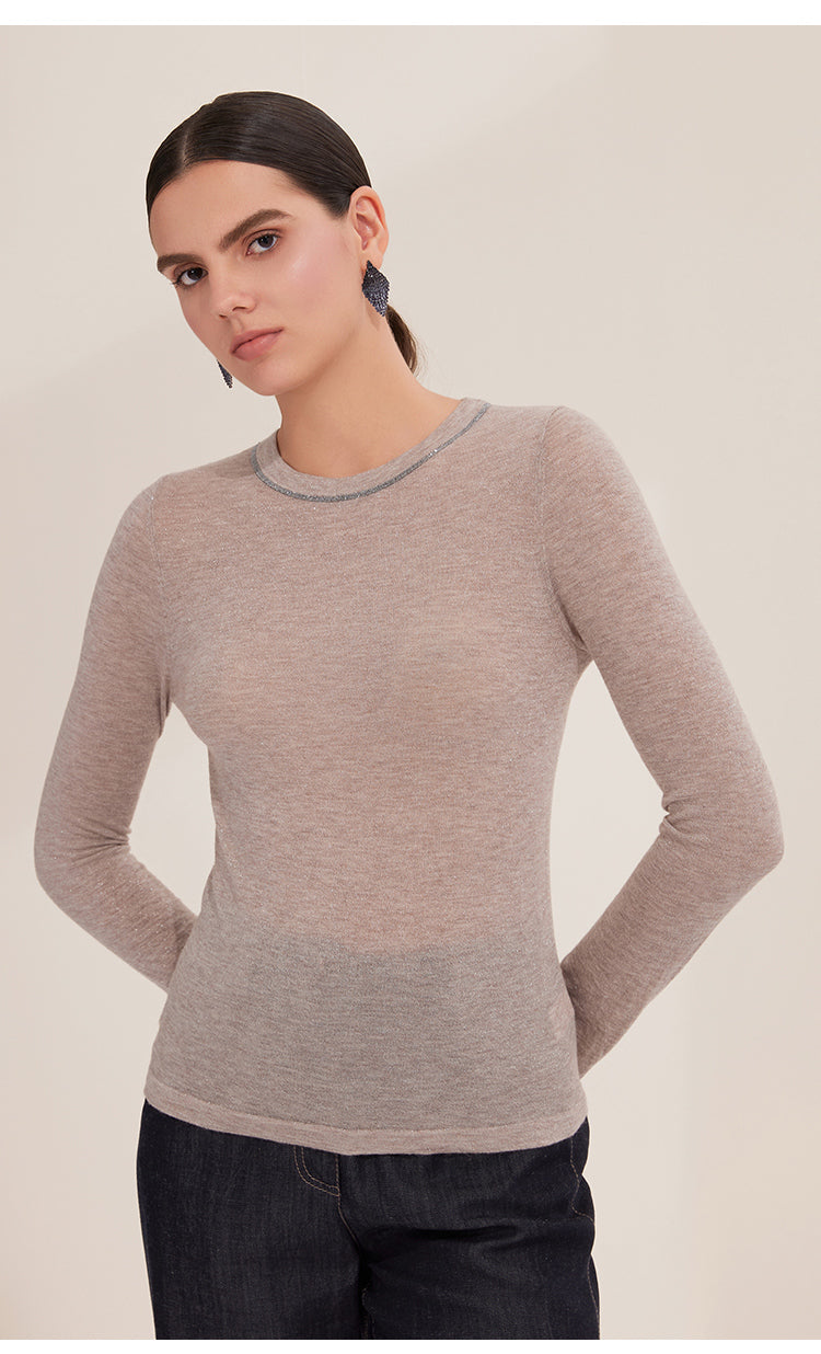 Merino Yünü İnce Dokulu Bluz