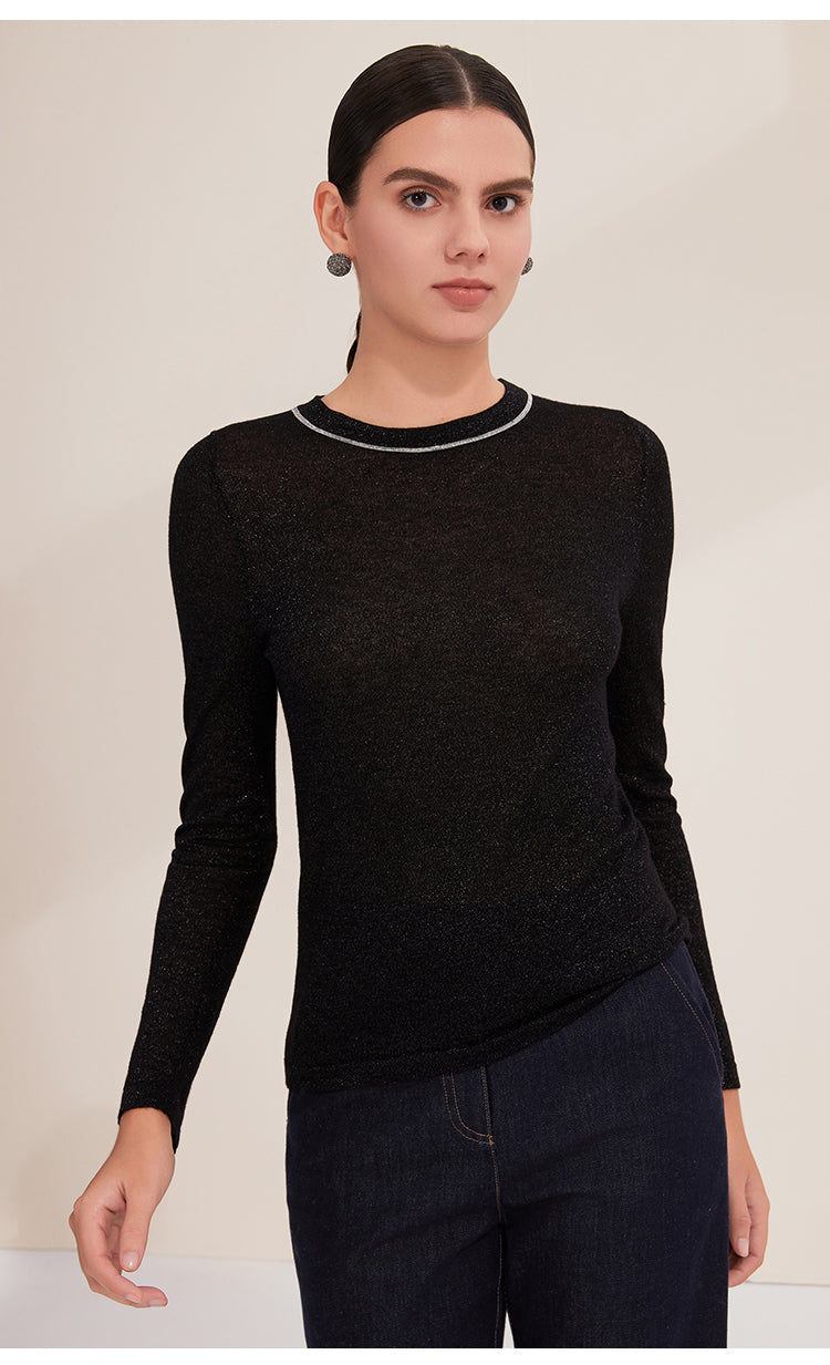 Merino Yünü İnce Dokulu Bluz