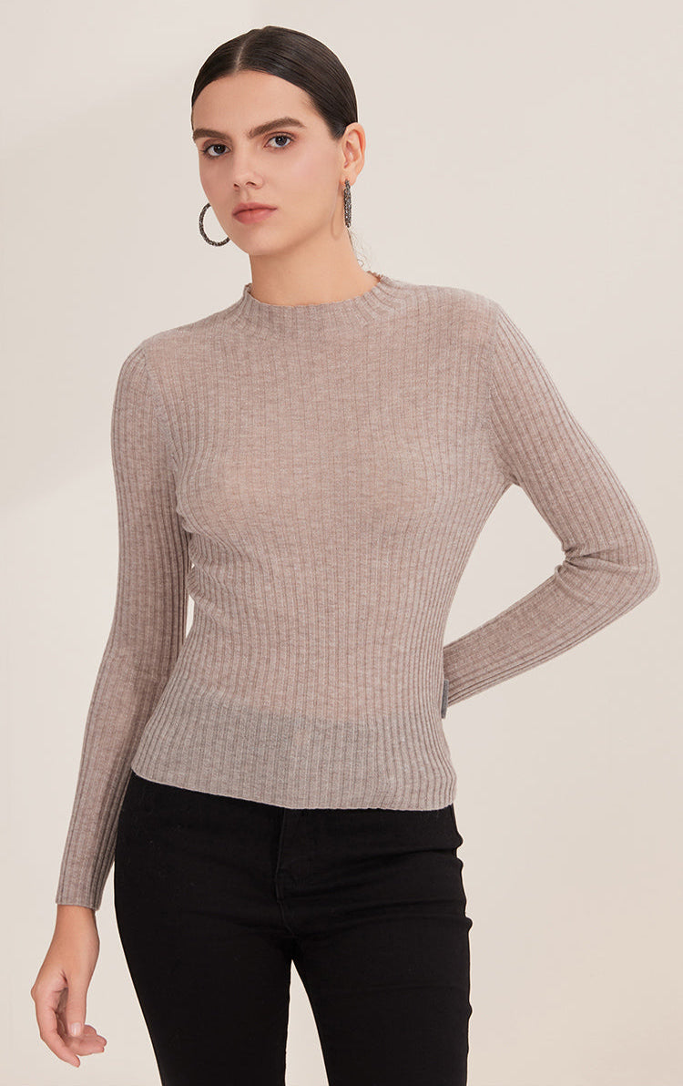 Merino Yünü Jakarlı Kazak