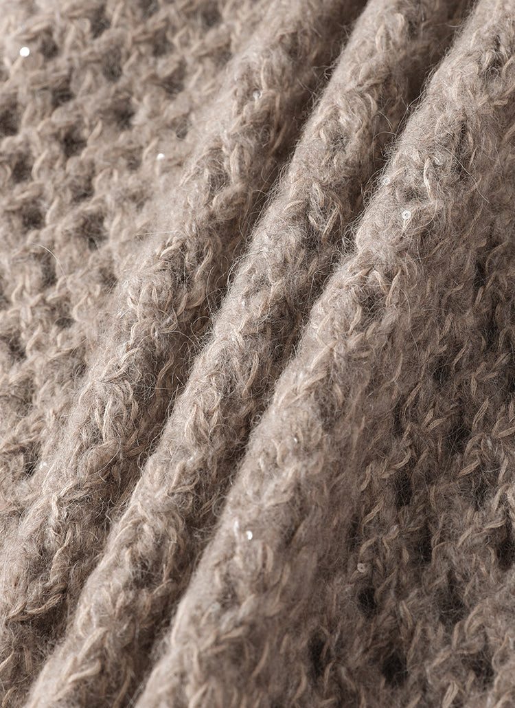 Saf Kaşmir Örgü Hırka