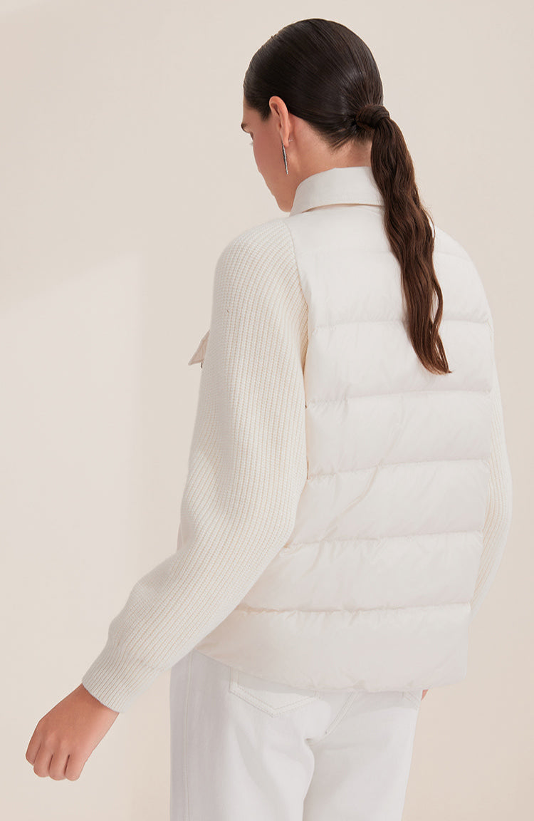 Yün & Kaz Tüyü Dolgulu Ceket