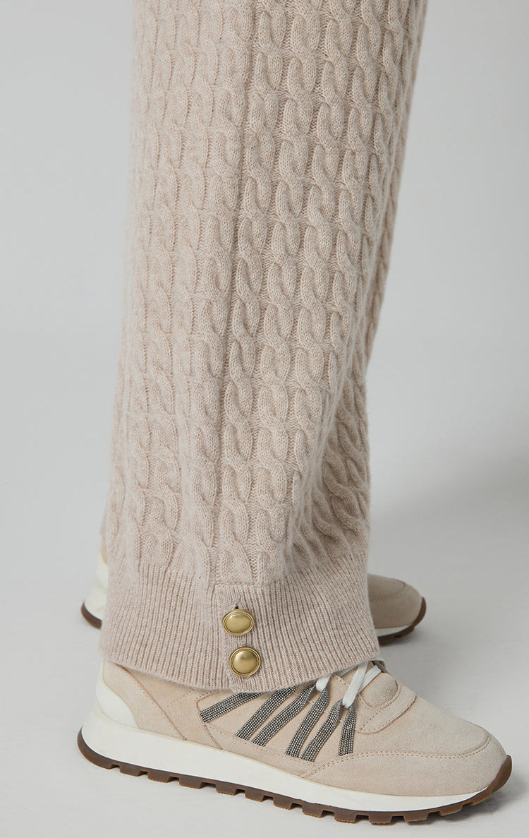 Merino Yünü Örgü Pantolon