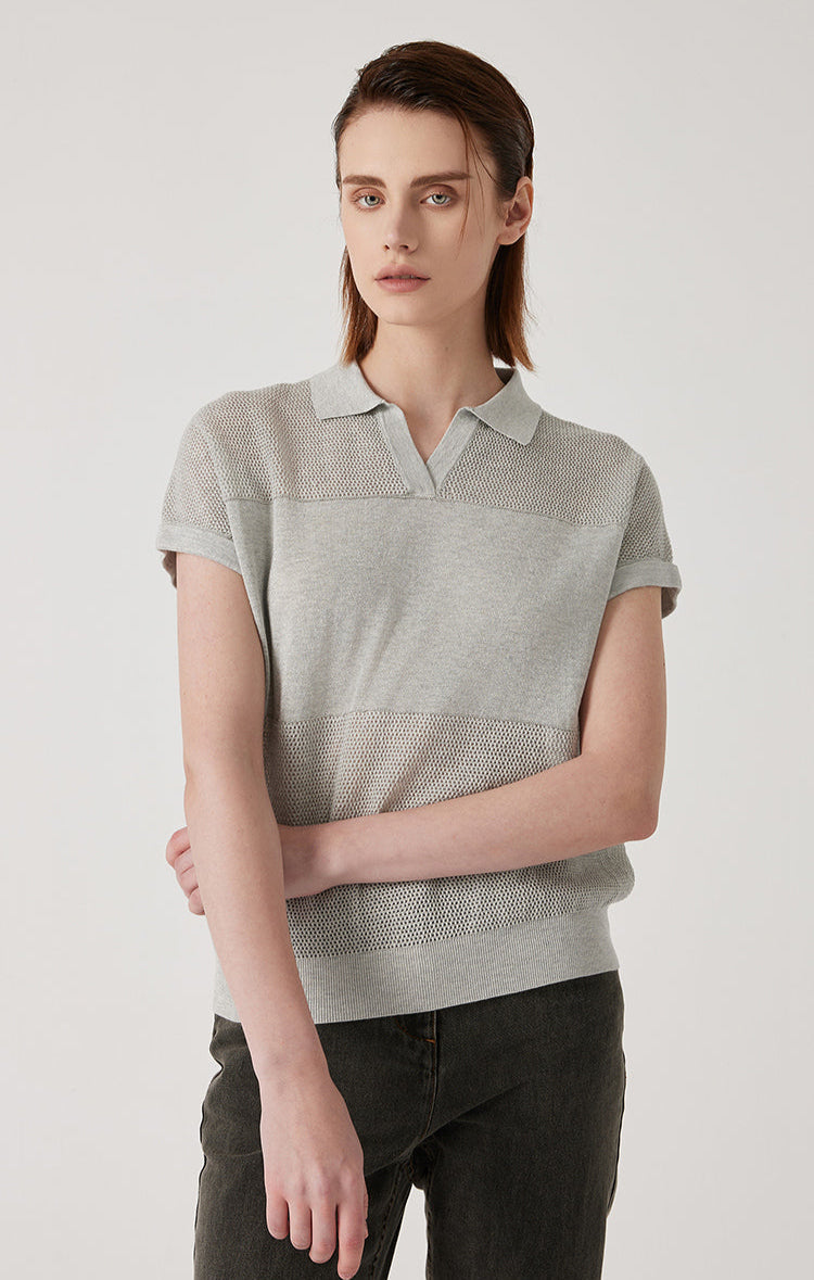 Keten & İpek Polo Üst