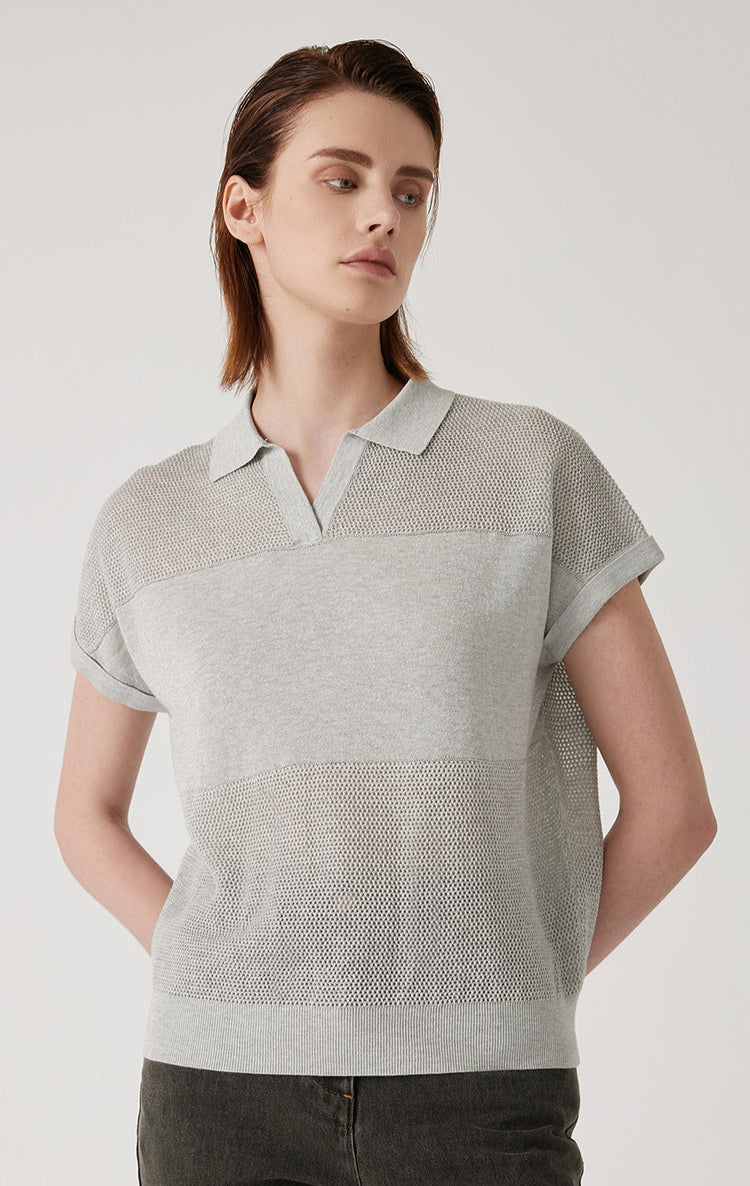 Keten & İpek Polo Üst